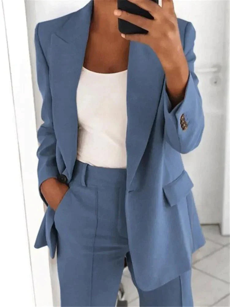 B&S | Tailored Blazer & Dress Set for Women – Breathable, Versatile Outfit for Office & Special Occasions