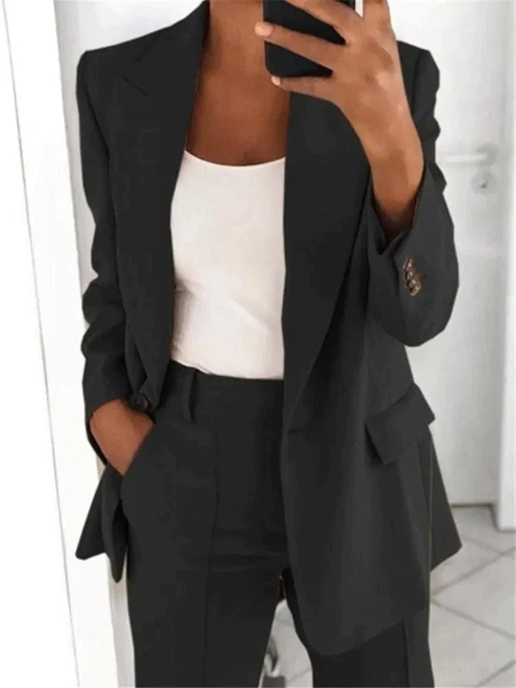 B&S | Tailored Blazer & Dress Set for Women – Breathable, Versatile Outfit for Office & Special Occasions