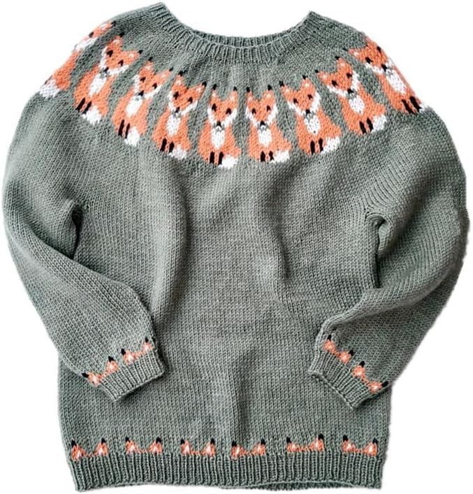 Fox Knit™ | Women's V-Neck Loose Sweater | Soft Knitted Fabric, Cozy Fit & Casual Style