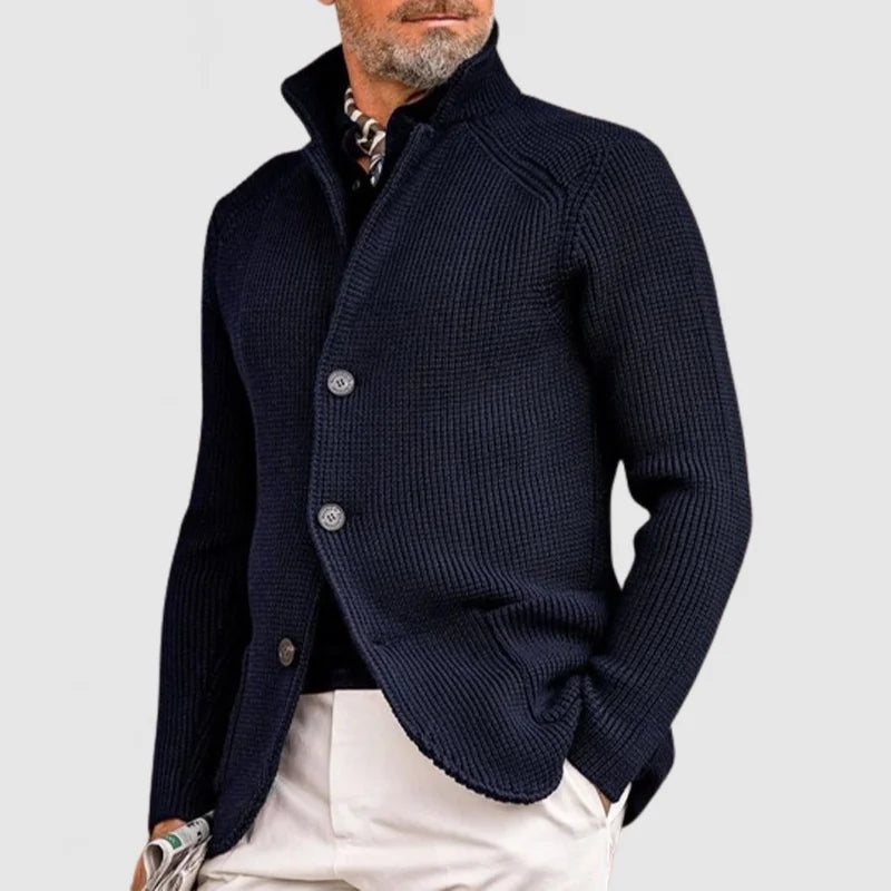 Cardigan Max™ | Men's Knitted Cardigan | Classic Button-Up, Ribbed Design & Comfortable Fit