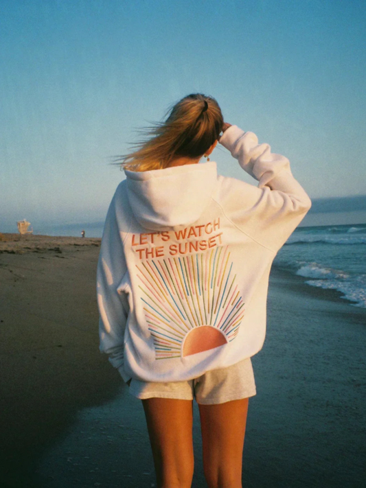 Sunset Aura™ | Oversized Hoodie | Soft Cotton Blend, Relaxed Fit & Stylish Design