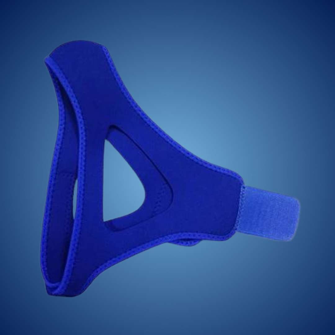 SleepSound Full Head Chin Strap for Snoring Relief & Sleep Apnea Support - Comfortable Nighttime Use for Better Sleep Quality