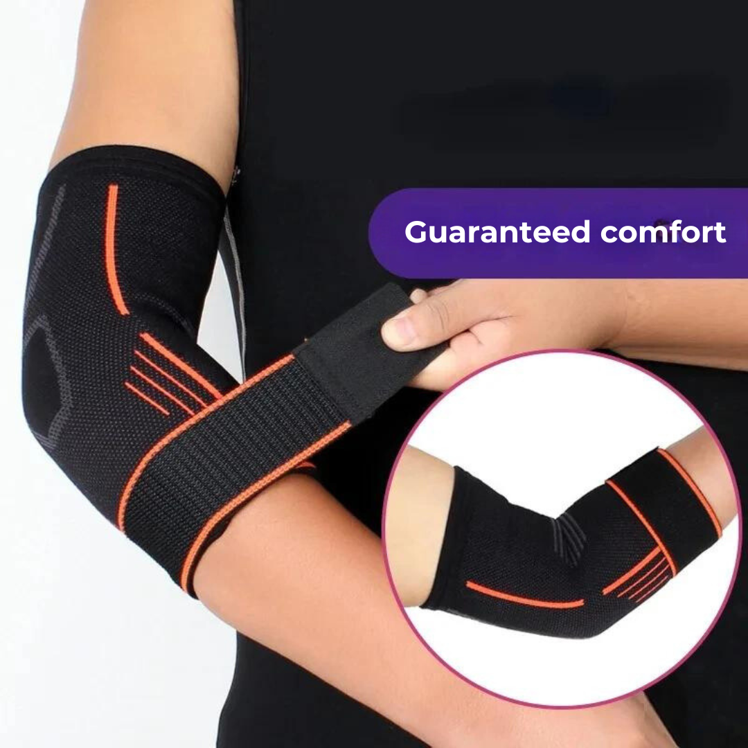 Orthopedic Elbow Brace for Pain Relief, Tendonitis, Arthritis & Injury Recovery - Adjustable Support Sleeve for Comfort & Stability