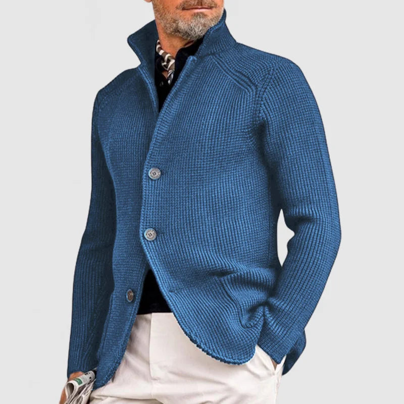 Cardigan Max™ | Men's Knitted Cardigan | Classic Button-Up, Ribbed Design & Comfortable Fit