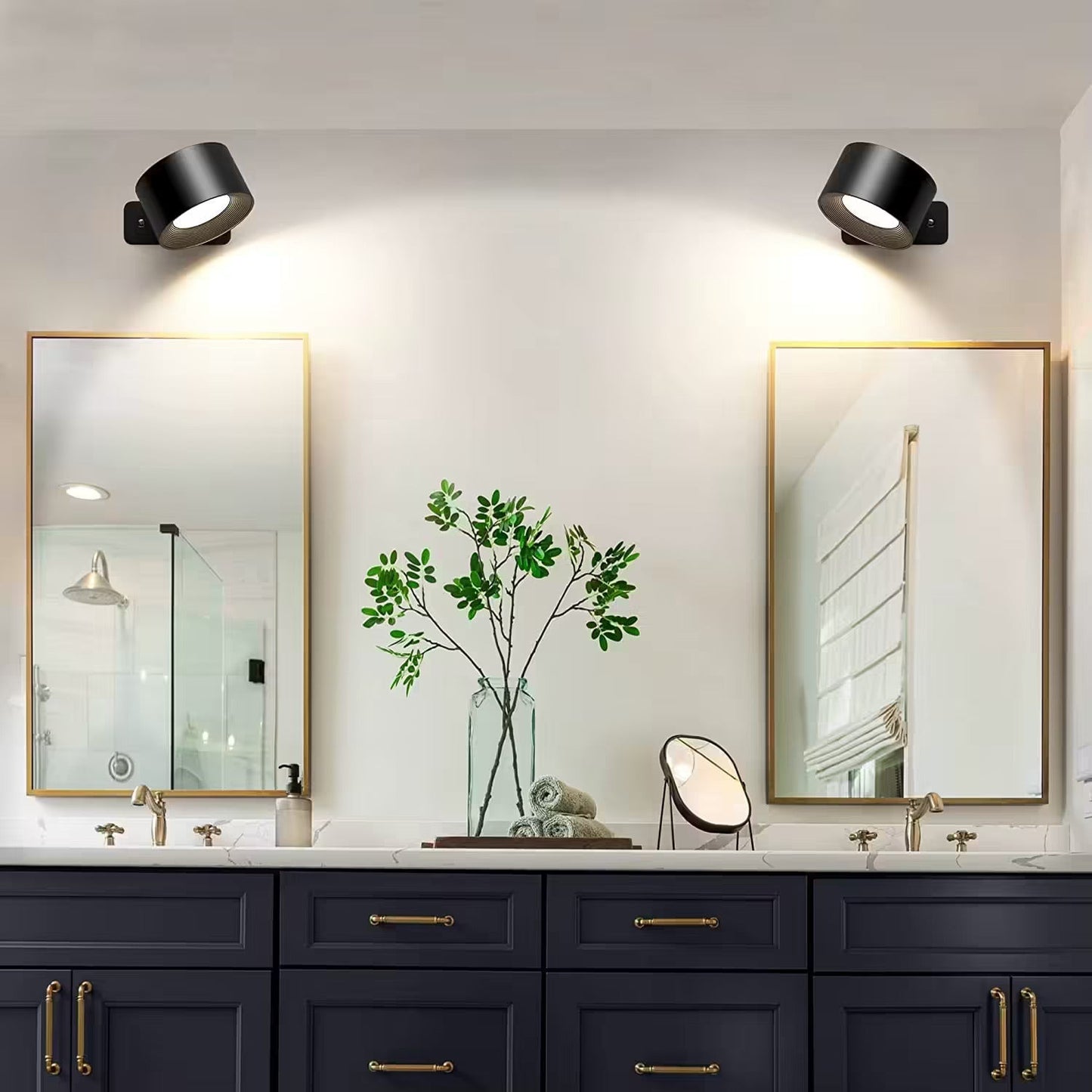 Cordless Wall Lamp - Battery Operated LED Light Fixture for Indoor & Outdoor Use