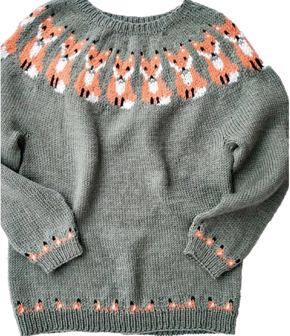 Fox Knit™ | Women's V-Neck Loose Sweater | Soft Knitted Fabric, Cozy Fit & Casual Style