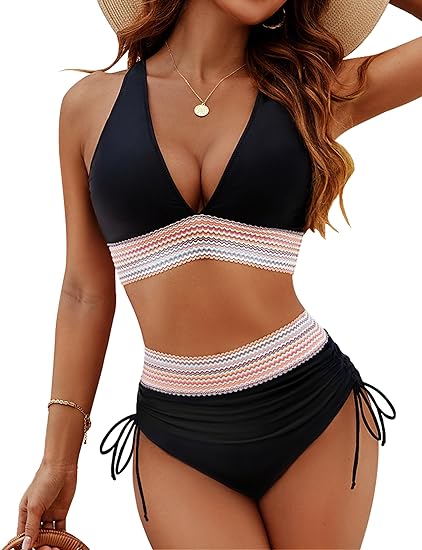 Bikini Bliss™ | Women's Tummy Control Bikini Set | Adjustable Straps, High-Waisted Design & Soft Fabric