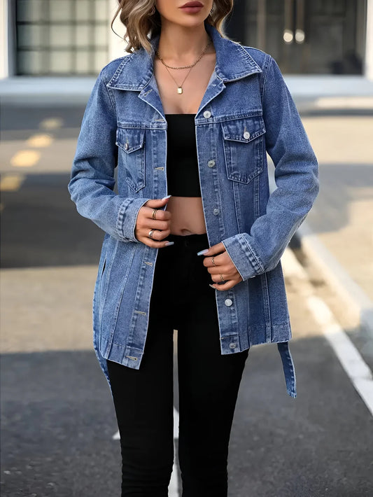 Jacket Vireo™ | Trendy Denim Jacket | Shoulder Straps, Stylish Design & Comfortable Fit
