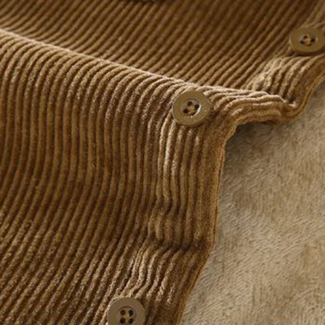 Fleece Haven™ | Men's Long-Sleeve Shirt | Cord-Fleece Lining, Warm & Comfortable for Fall