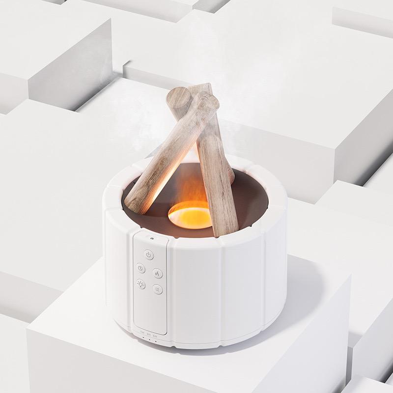 7 Color Cozy Campfire Design Humidifier for Home & Office – Decorative Healthfire Aroma Diffuser with LED Light