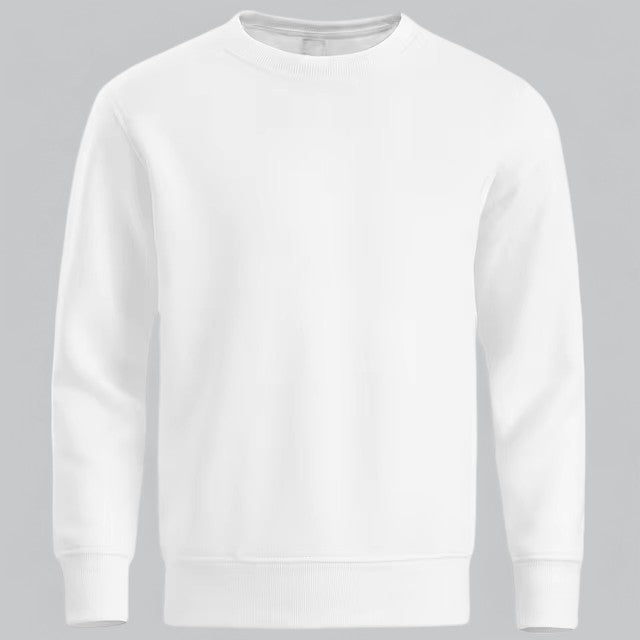 Men's Essential Crew Neck Sweatshirt | Soft Cotton Blend, Casual Fit, Durable & Comfortable for Everyday Wear
