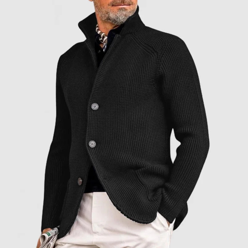 Cardigan Max™ | Men's Knitted Cardigan | Classic Button-Up, Ribbed Design & Comfortable Fit