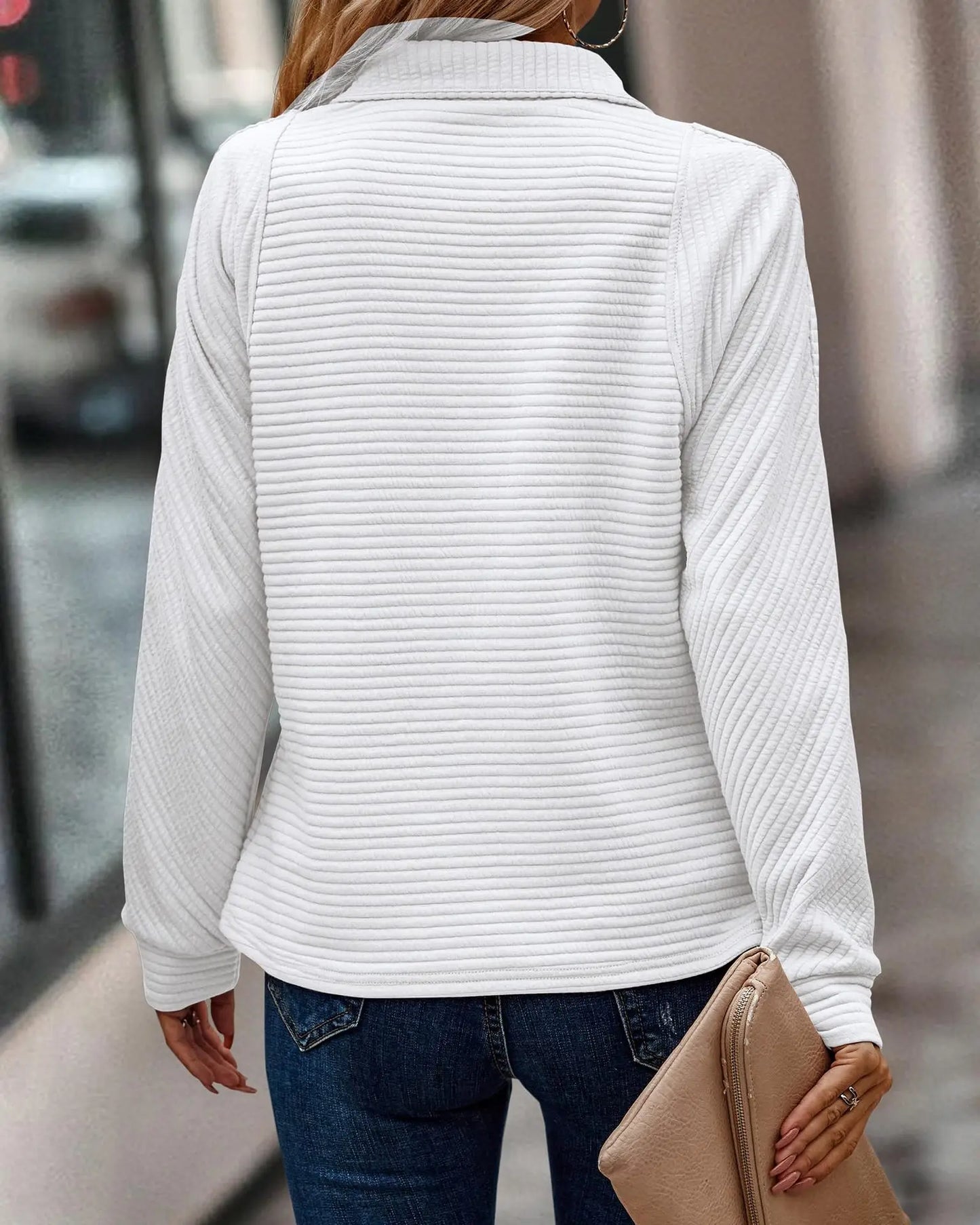 Lumira | Womens Sweatshirt Lightweight Super-Soft Fleece Top Without Hood for Casual Wear & Summer Layering