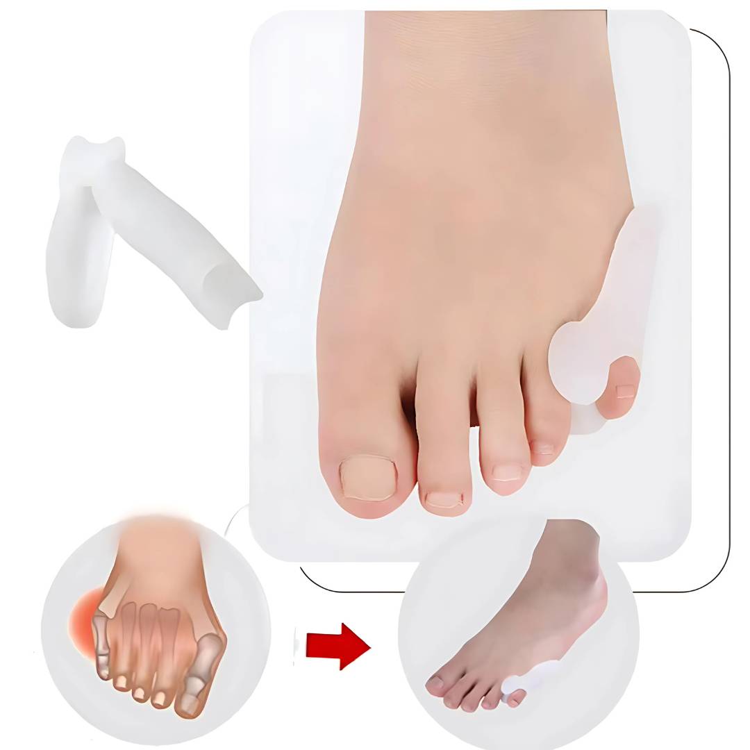 Toe Separator for Little Toe | Bunion Protection Gel for Misalignment & Pain Relief | BunionGuard Quintus Varus