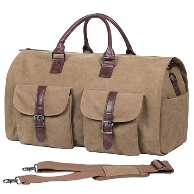 Travelista Luxe™ | Convertible Travel Bag | Water-Resistant Fabric, Multiple Compartments & Adjustable Straps