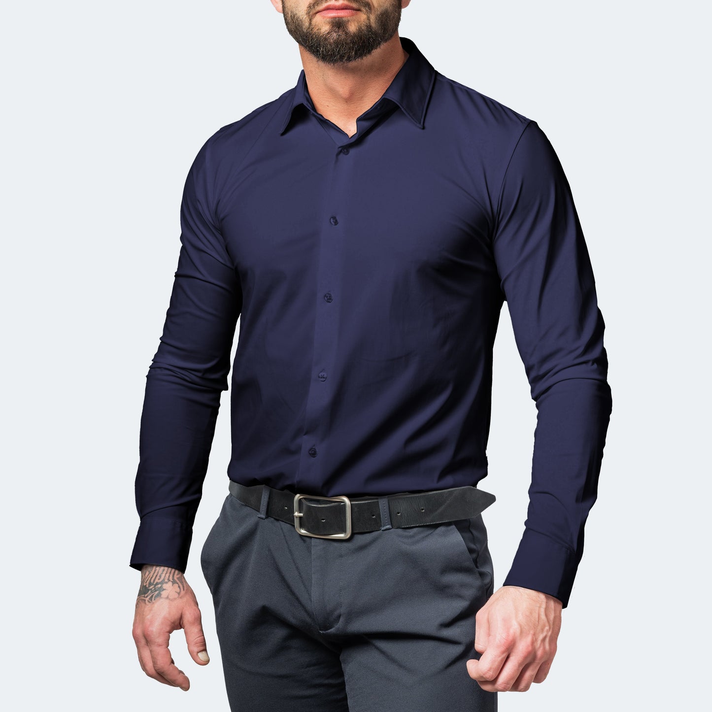 Breeze Flex™ | Men's Wrinkle-Free Stretch Shirt | Breathable Fabric, Comfortable Fit & Easy Care Design