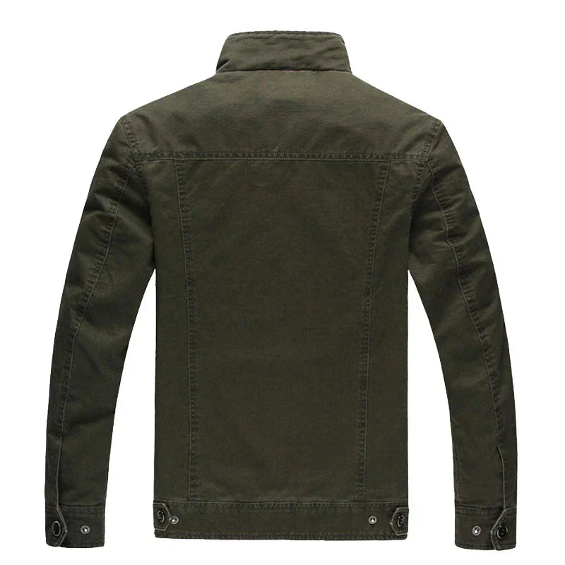Valor Ridge™ | Men's Military Style Jacket | Stand-Up Collar, Durable Fabric & Stylish Design