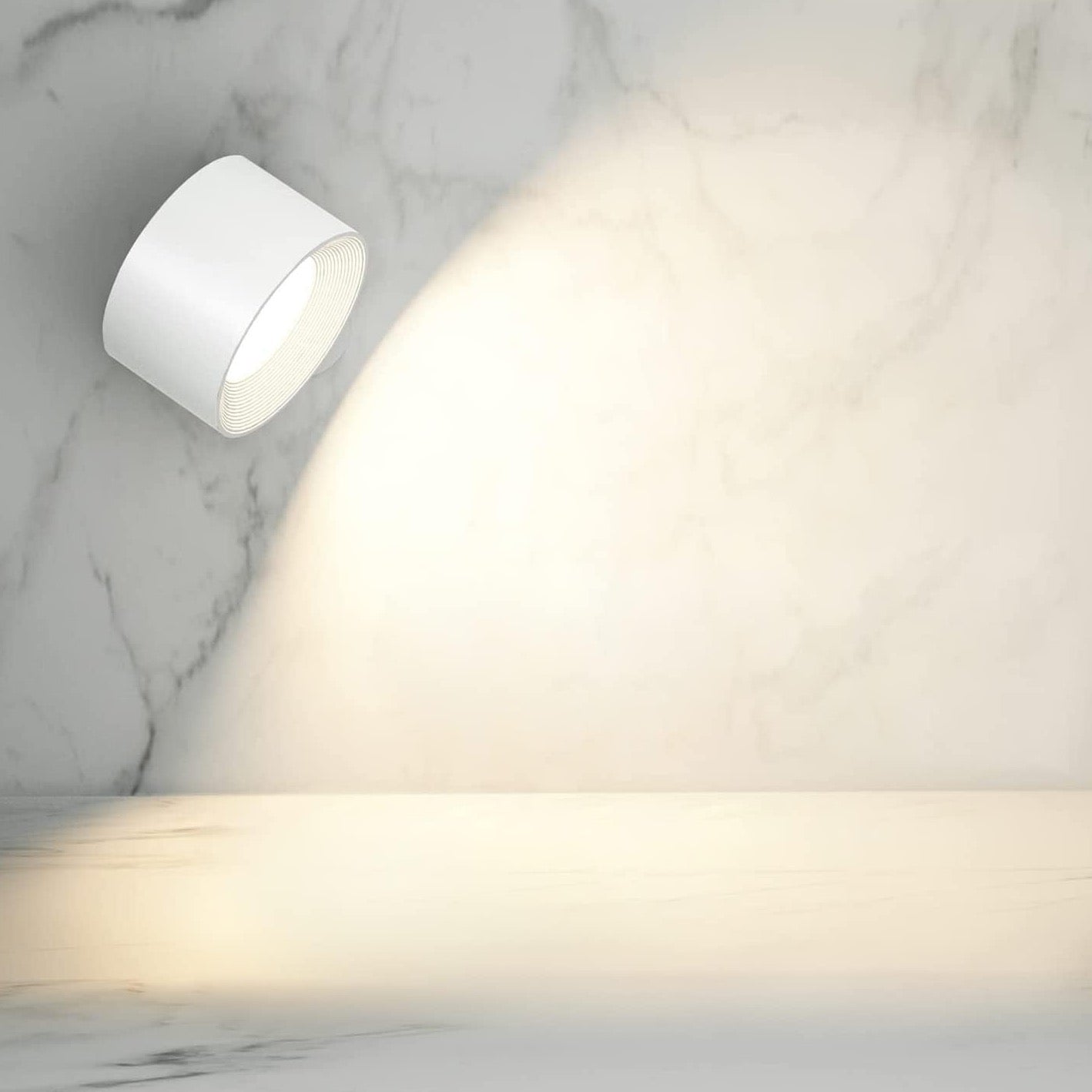 Cordless Wall Lamp - Battery Operated LED Light Fixture for Indoor & Outdoor Use