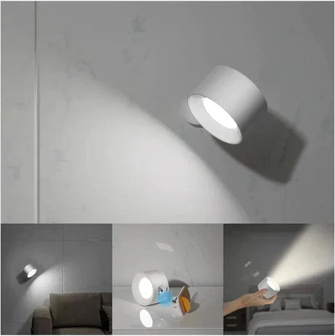 Cordless Wall Lamp - Battery Operated LED Light Fixture for Indoor & Outdoor Use