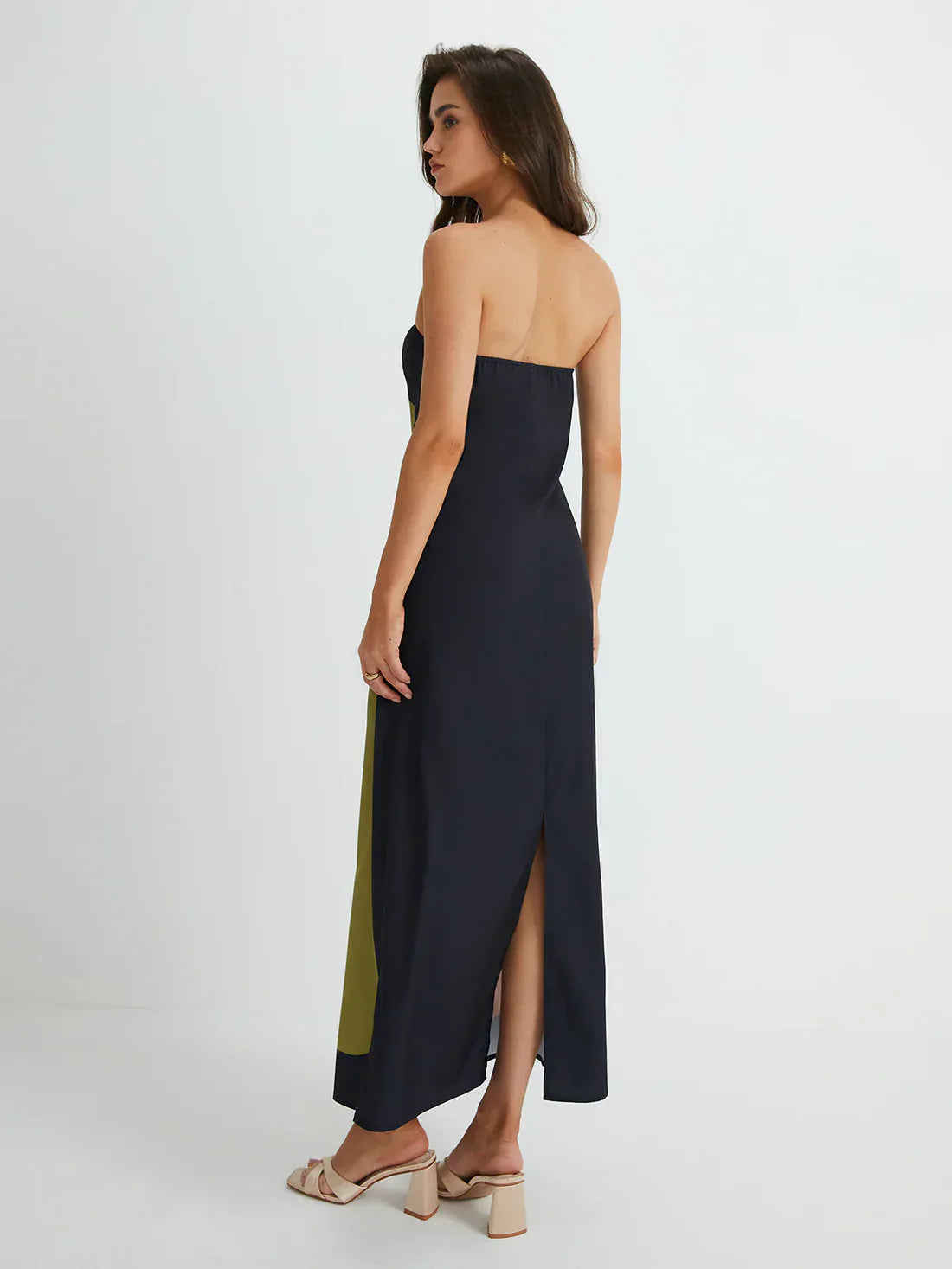 Maxi Belle™ | Abstract Strapless Maxi Dress | Lightweight Fabric, Flowy Design & Comfortable Fit