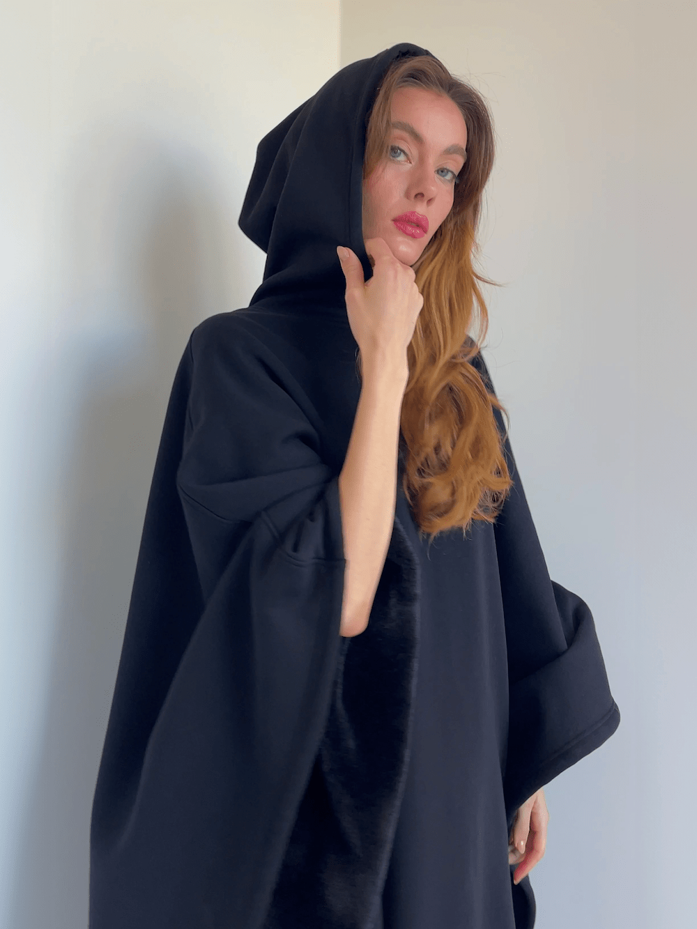 Frozari | Giant Wearable Blanket Hoodie Mens Fleece Cloak Poncho Weighted Oodie for Lounging & Winter Warmth