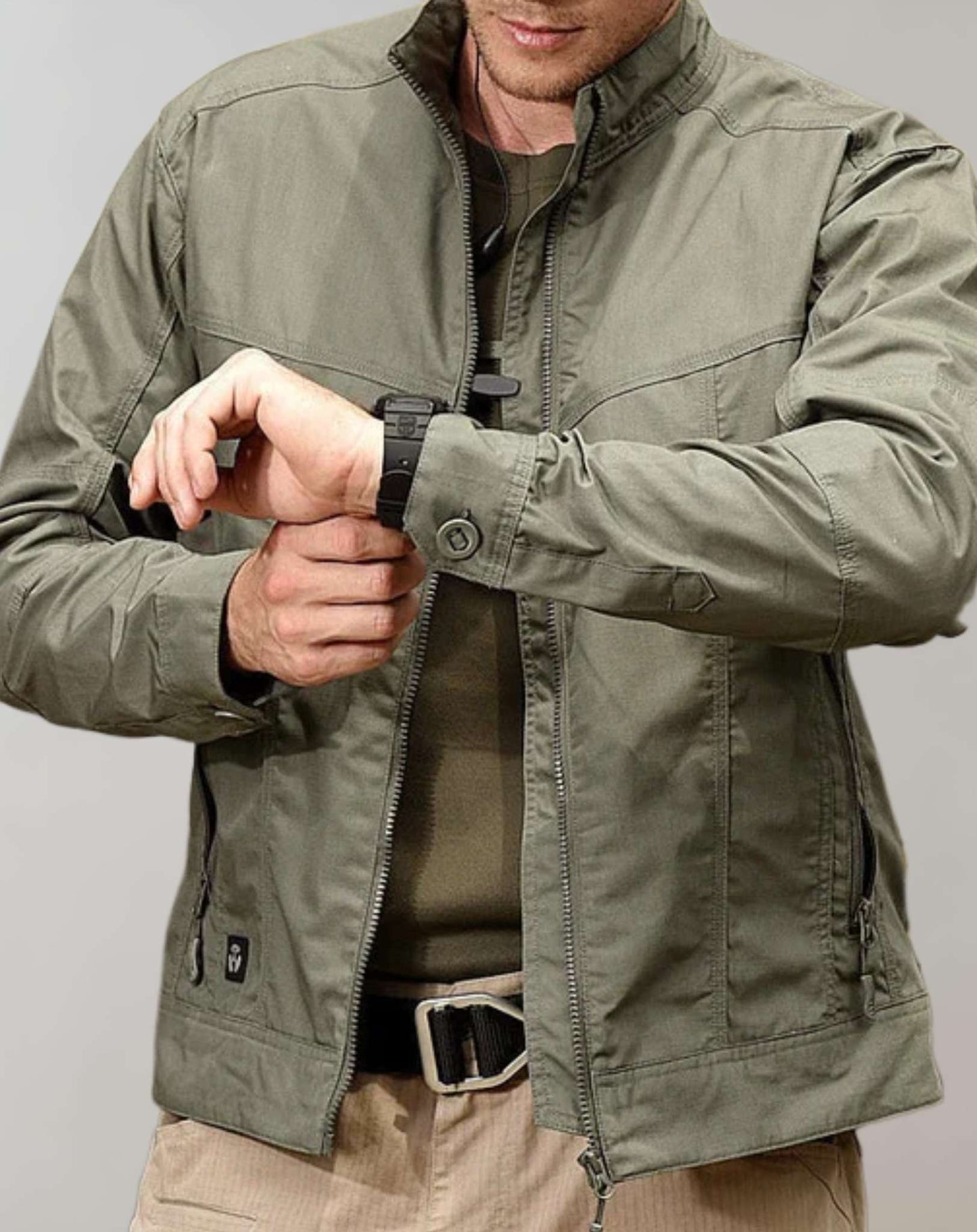 Men's Windbreaker Jacket - Waterproof Lightweight Outerwear in Black - Ideal for Outdoor Activities and Casual Wear