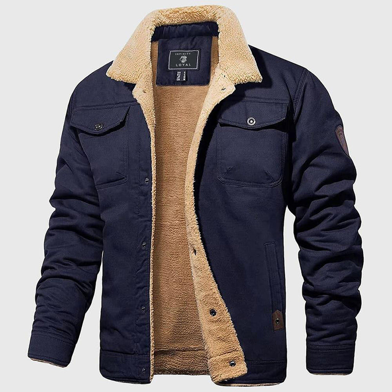 UrbanShield™ | Men's Casual Outdoor Jacket | Long Sleeve, Lightweight Fabric & Weather-Resistant Design