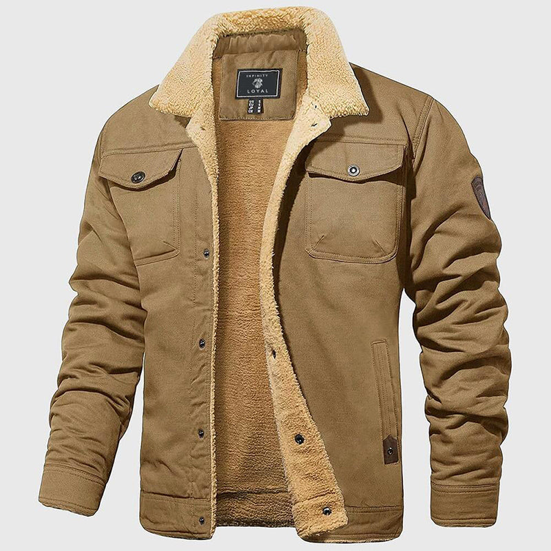 UrbanShield™ | Men's Casual Outdoor Jacket | Long Sleeve, Lightweight Fabric & Weather-Resistant Design