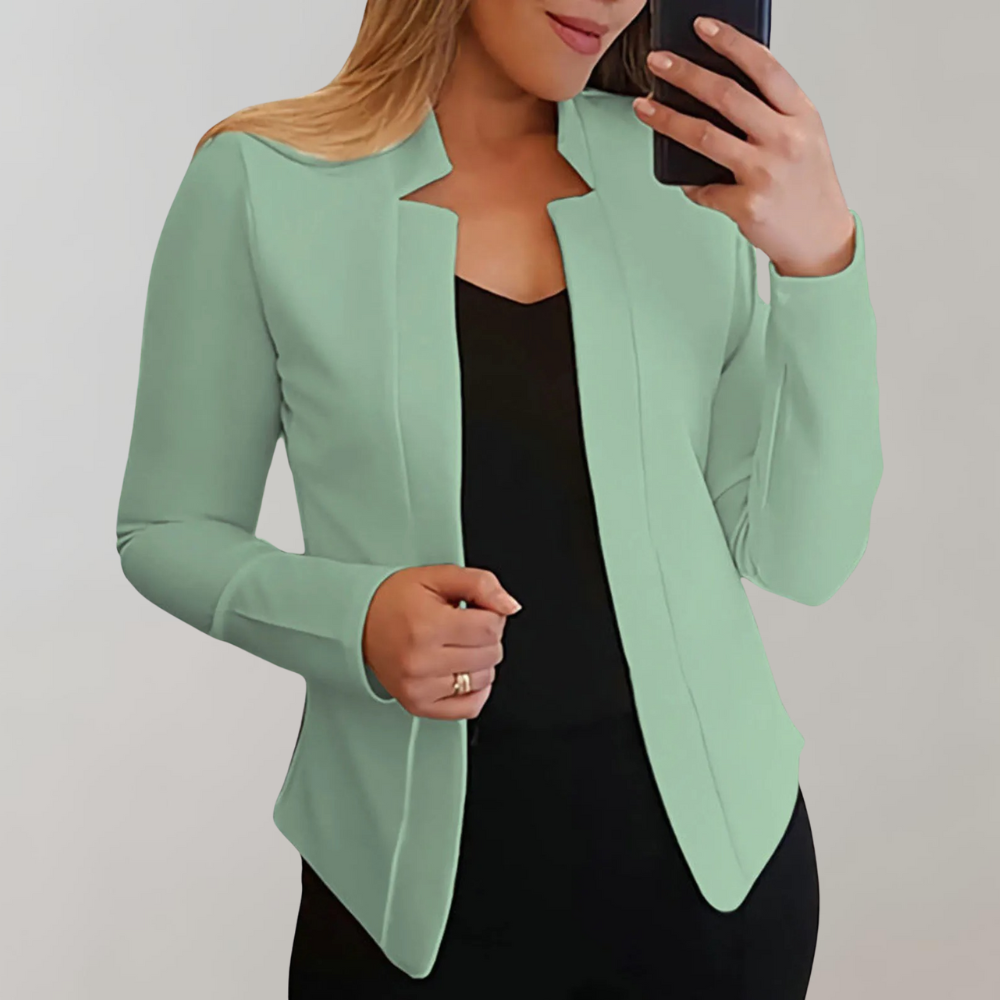 Blazer Elise™ | Women's Lightweight Lapel Collar Blazer | Breathable Fabric, Tailored Fit & Stylish Design