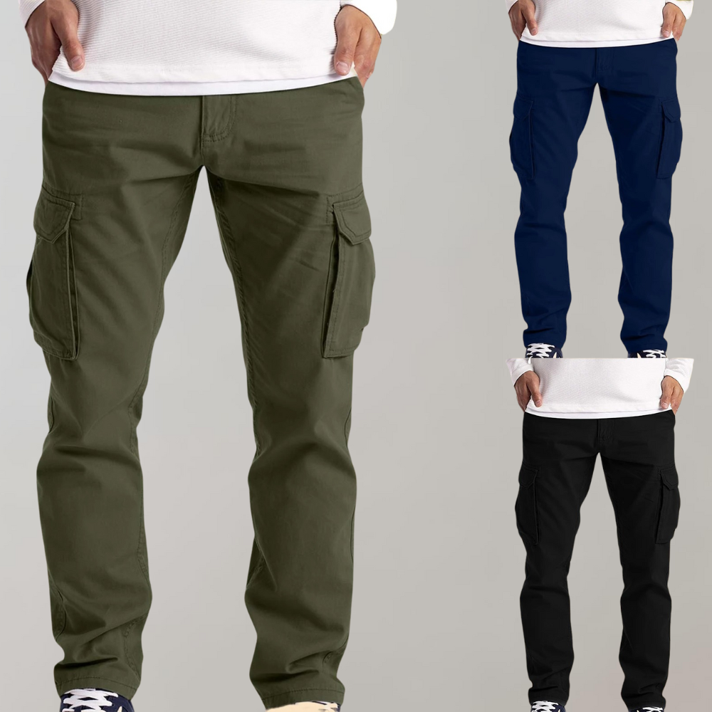 Cargo Luxe™ | Men's Comfortable Cargo Pants | Lightweight Fabric, Multiple Pockets & Relaxed Fit