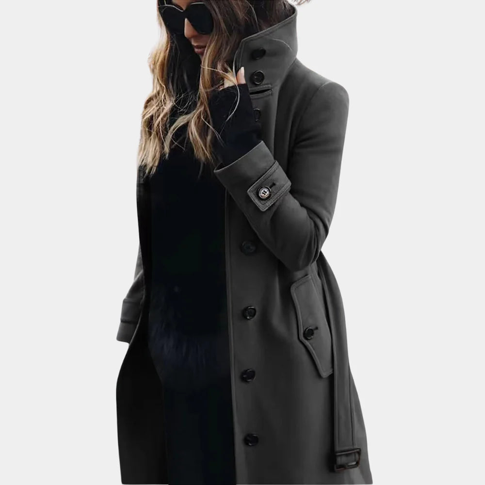 Trenchcoat Belle™ | Women's Stylish Waterproof Trench Coat | Breathable Fabric, Adjustable Belt, and Functional Pockets