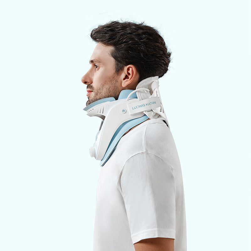 Neck Support Brace for Pain Relief – Cervical Traction Device for Spondylosis, Posture & Sleeping – Comfortable & Adjustable Neck Collar