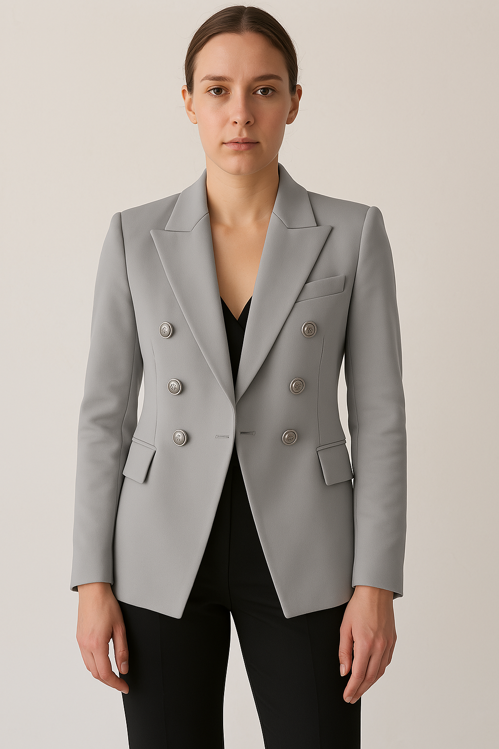 Stylish Women's Blazer - Tailored Fit, Lightweight Fabric, Smart Casual Wear