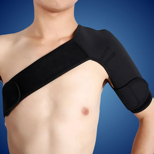 Shoulder Support Brace for Pain Relief and Posture Correction - Adjustable ComfortGuard Design for Active Lifestyle