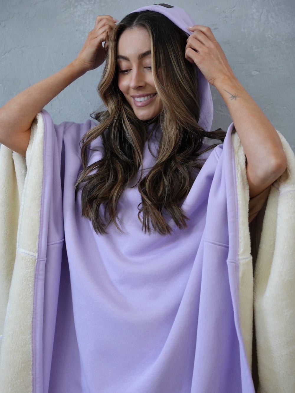 Frozari | Giant Wearable Blanket Hoodie Mens Fleece Cloak Poncho Weighted Oodie for Lounging & Winter Warmth