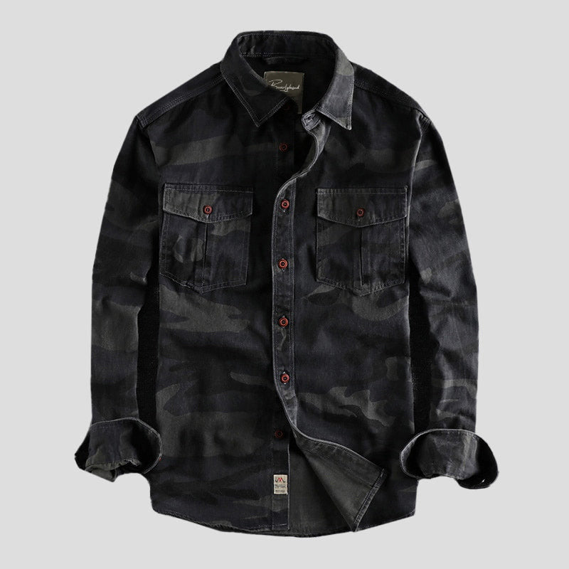 Camo Max™ | Men's Camouflage Shirt | Lightweight Cotton, Double Pocket Design & Breathable Fabric