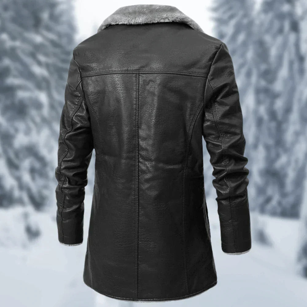 FurLuxe™ | Men's Warm Fur-Lined Casual Outdoor Coat | Insulated, Water-Resistant, Stylish Design