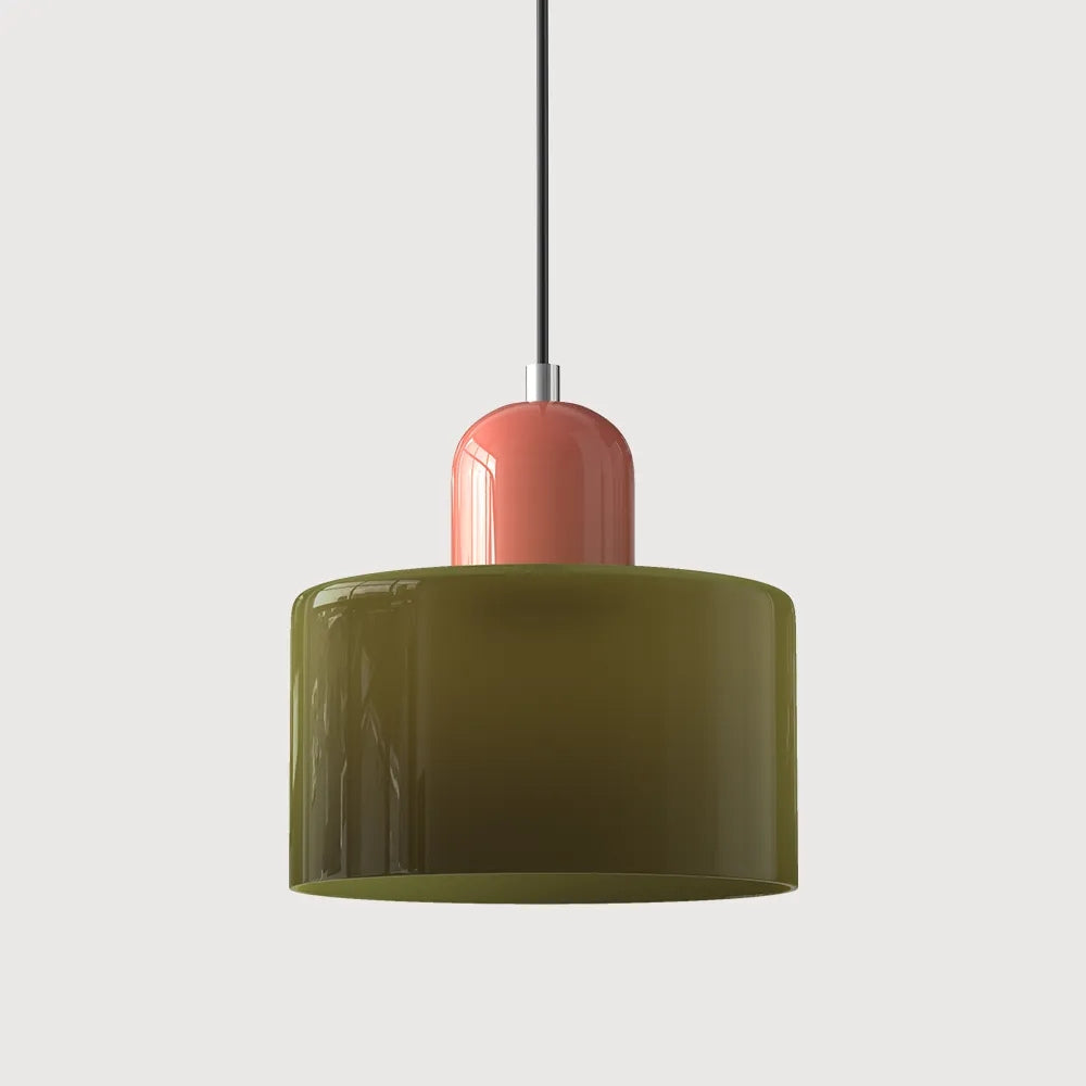 Modern Cylindrical Pendant Light Fixture - Minimalist Design for Kitchen & Dining Spaces