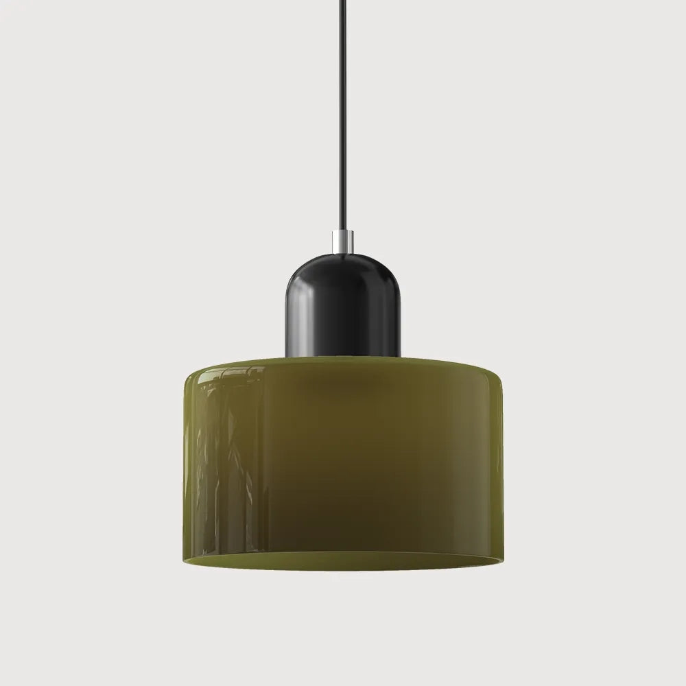 Modern Cylindrical Pendant Light Fixture - Minimalist Design for Kitchen & Dining Spaces