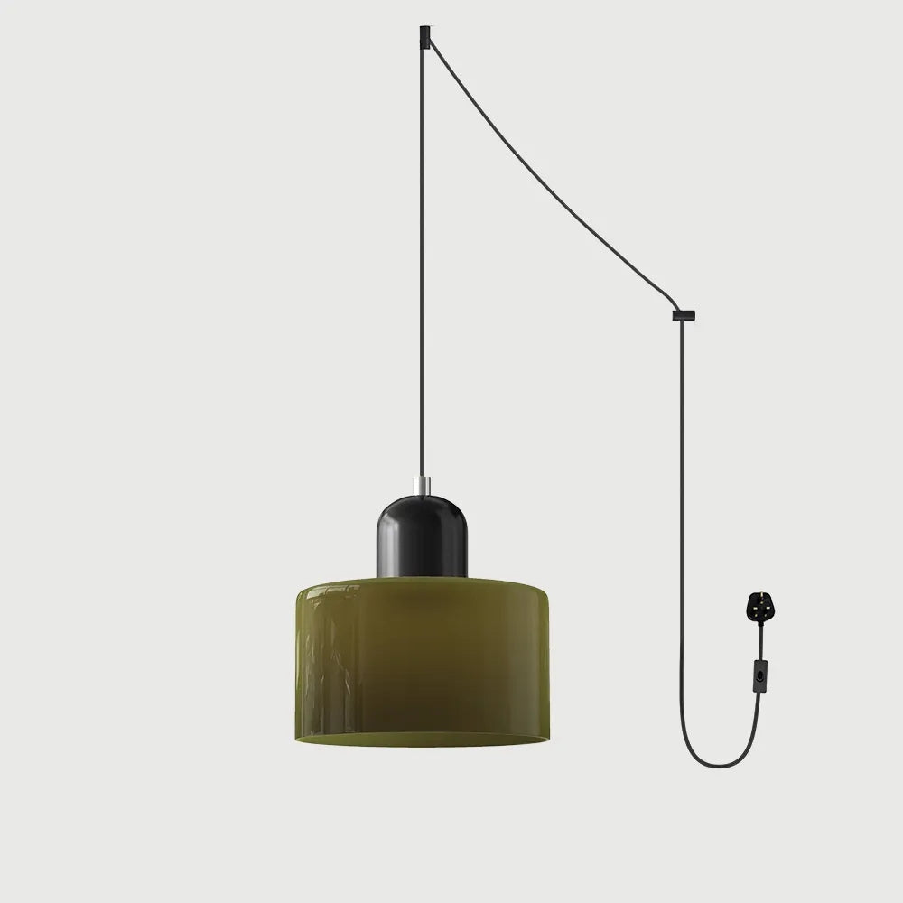 Modern Cylindrical Pendant Light Fixture - Minimalist Design for Kitchen & Dining Spaces