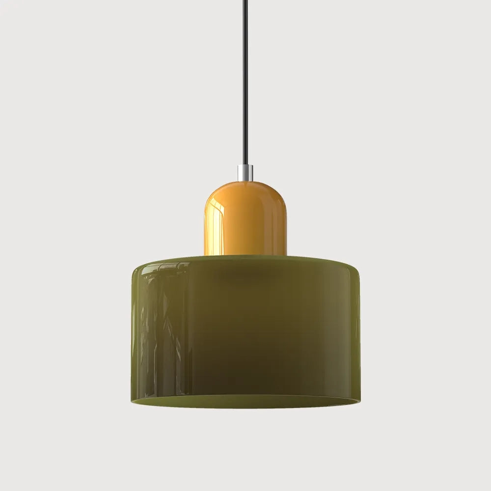 Modern Cylindrical Pendant Light Fixture - Minimalist Design for Kitchen & Dining Spaces