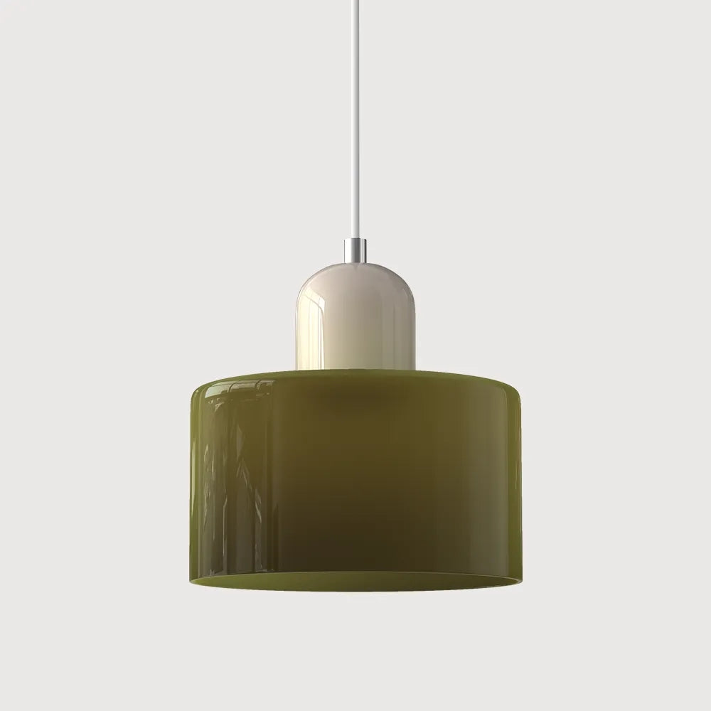 Modern Cylindrical Pendant Light Fixture - Minimalist Design for Kitchen & Dining Spaces