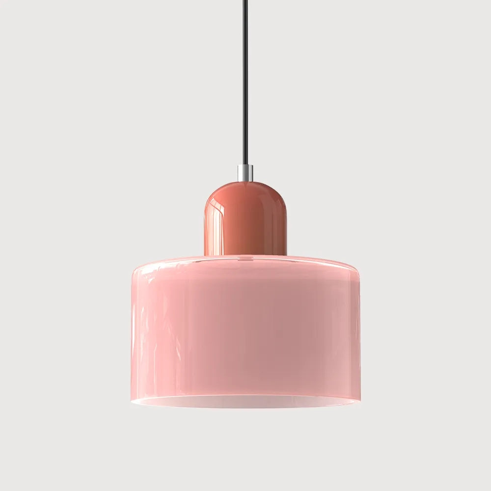 Modern Cylindrical Pendant Light Fixture - Minimalist Design for Kitchen & Dining Spaces