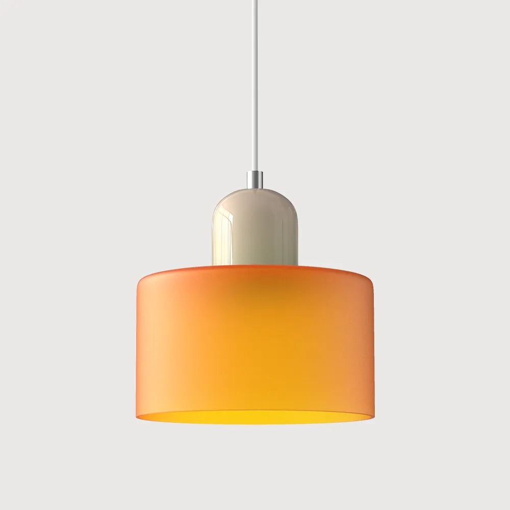 Modern Cylindrical Pendant Light Fixture - Minimalist Design for Kitchen & Dining Spaces