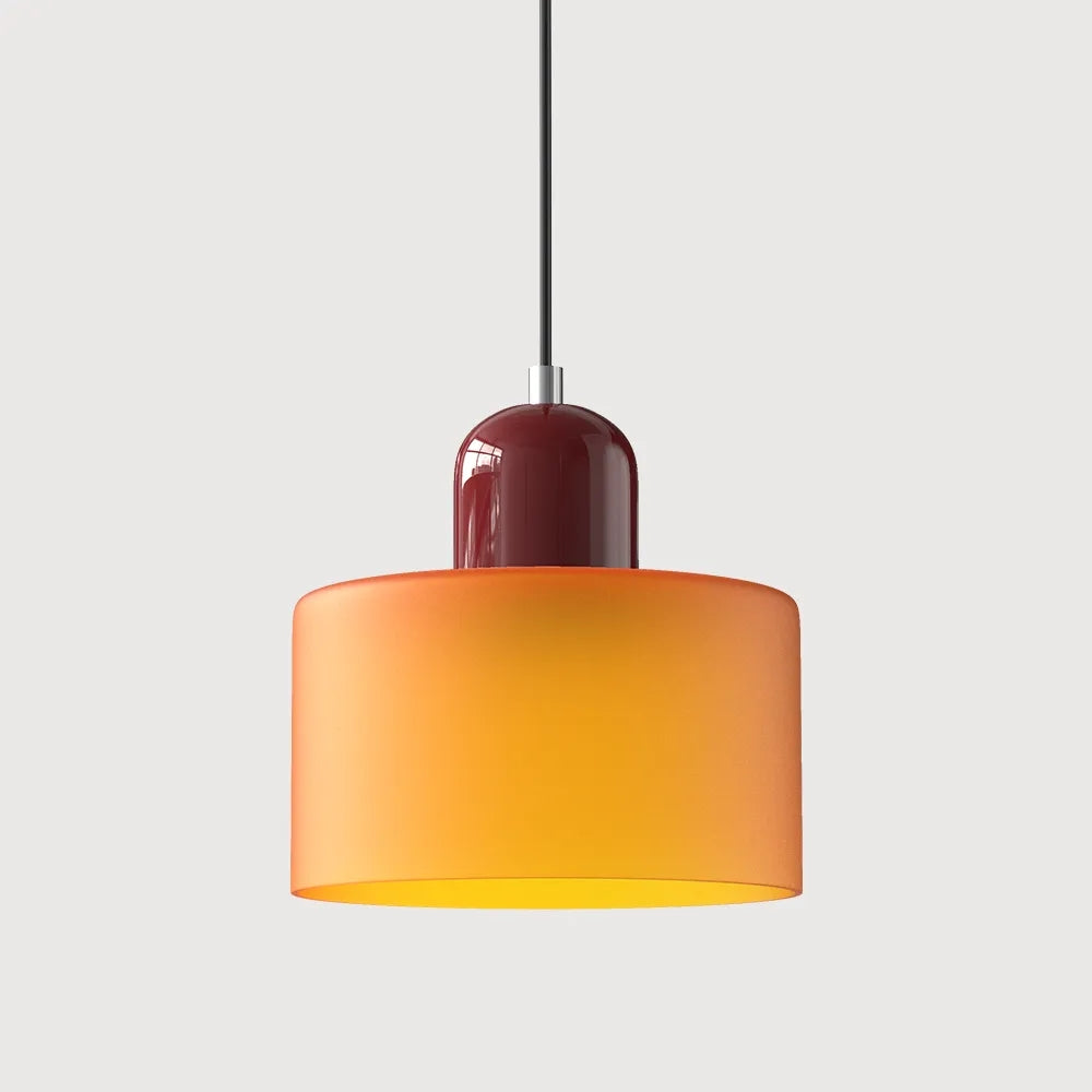 Modern Cylindrical Pendant Light Fixture - Minimalist Design for Kitchen & Dining Spaces