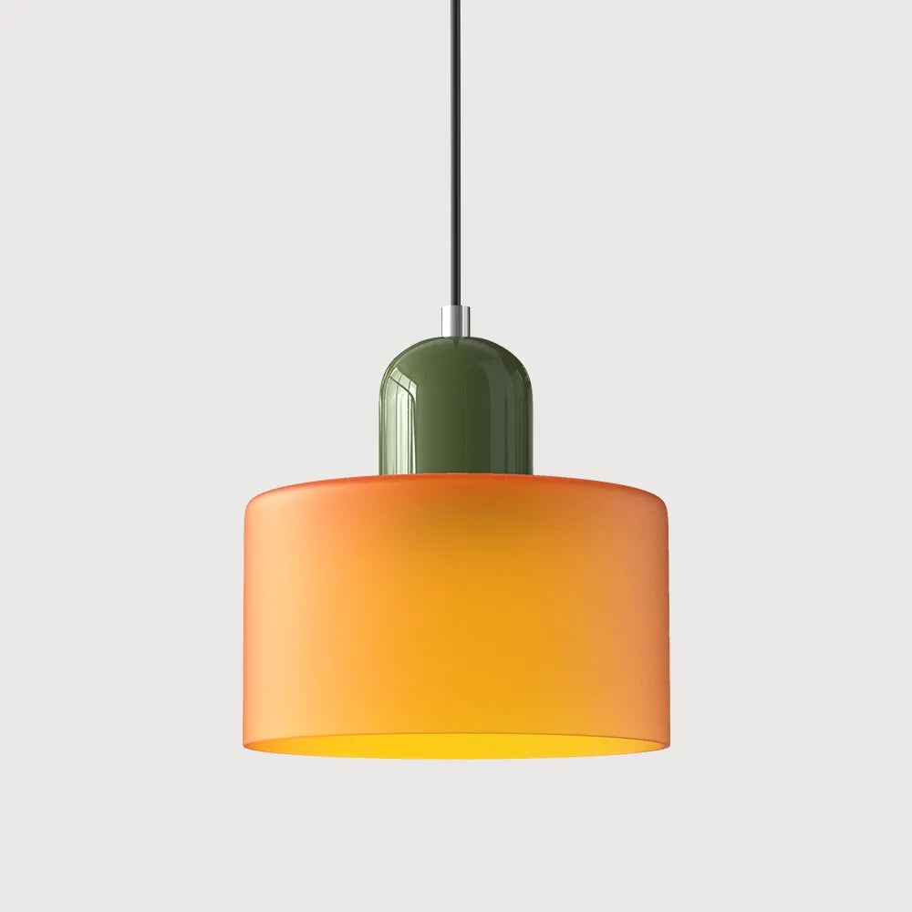 Modern Cylindrical Pendant Light Fixture - Minimalist Design for Kitchen & Dining Spaces