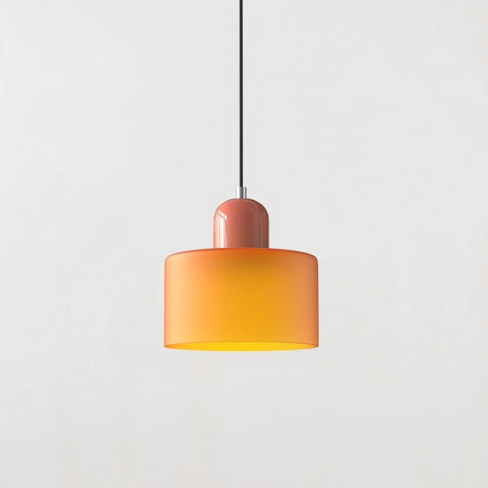 Modern Cylindrical Pendant Light Fixture - Minimalist Design for Kitchen & Dining Spaces