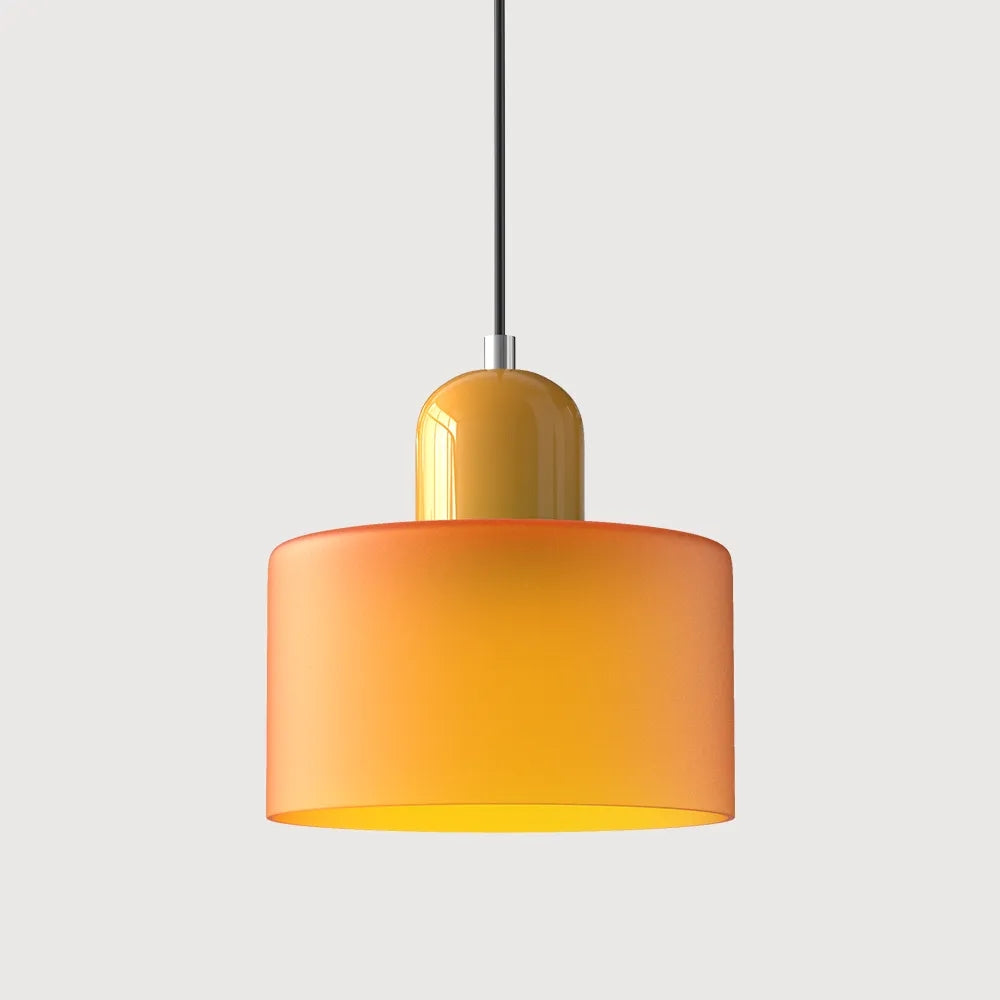 Modern Cylindrical Pendant Light Fixture - Minimalist Design for Kitchen & Dining Spaces