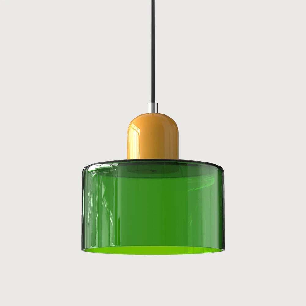 Modern Cylindrical Pendant Light Fixture - Minimalist Design for Kitchen & Dining Spaces