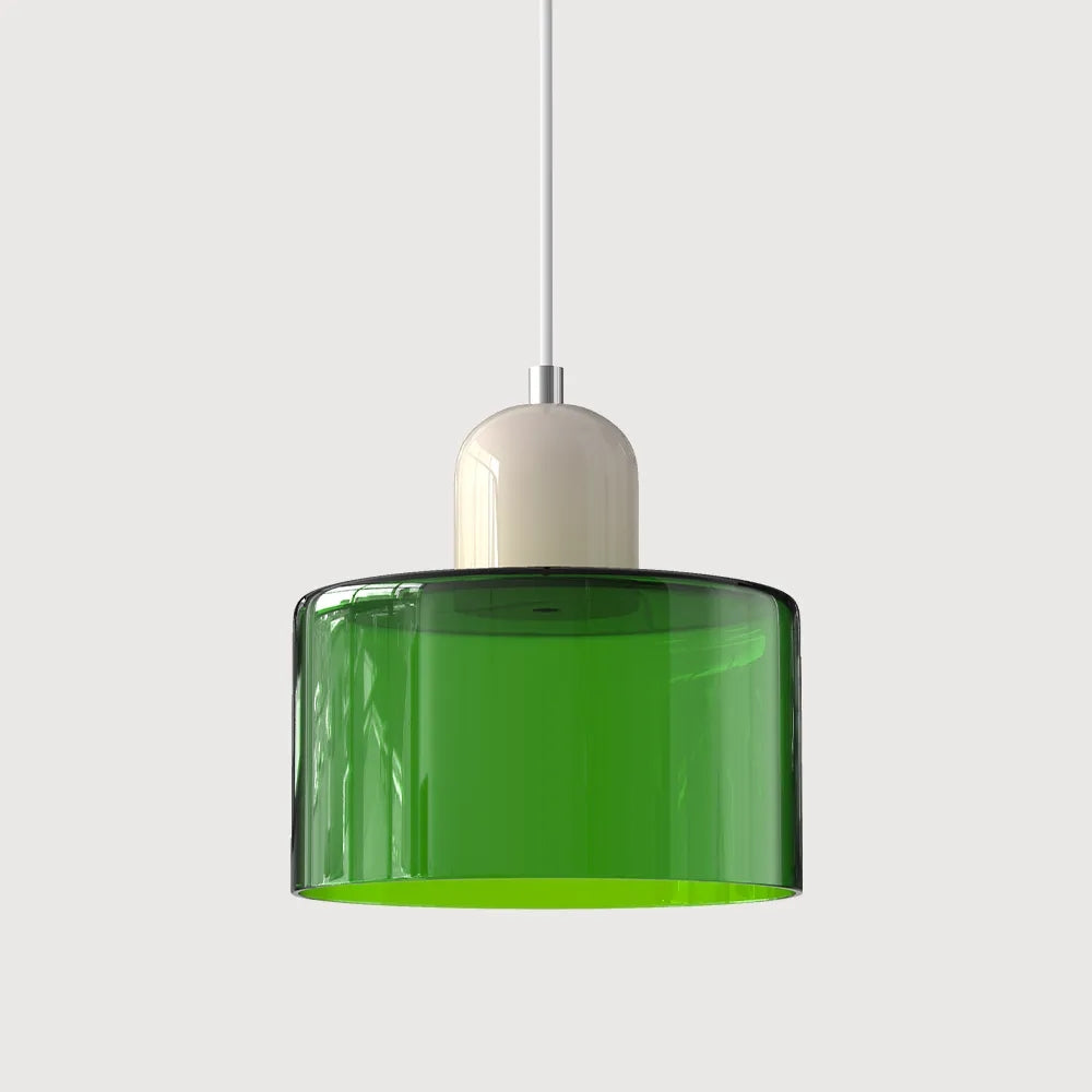 Modern Cylindrical Pendant Light Fixture - Minimalist Design for Kitchen & Dining Spaces